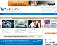 MarketingProfs.com marketing resources screenshot