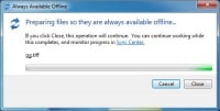Take Network Files to Go with Windows Offline Files