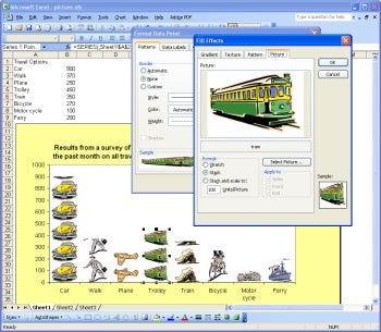 Excel chart screen shot