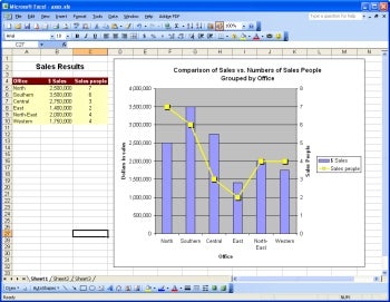 Excel chart screen shot