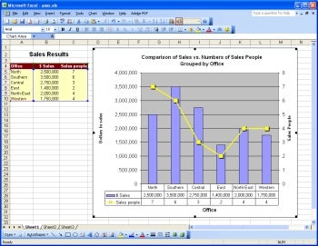 Excel chart screen shot