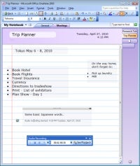 OneNote 2003; small business technology