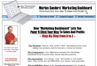 Marlon Sander’s Marketing Dashboard; small business marketing