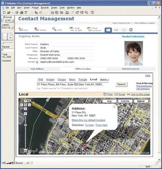 Filemaker 8.5 Puts the Web in Your Database