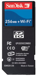 SanDisk’s All-In-One Storage and Wi-Fi for PDAs