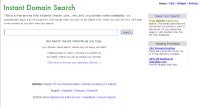  InstantDomainSearch.com; Web tools, online resources