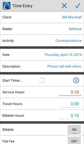 Bill4Time Finance app