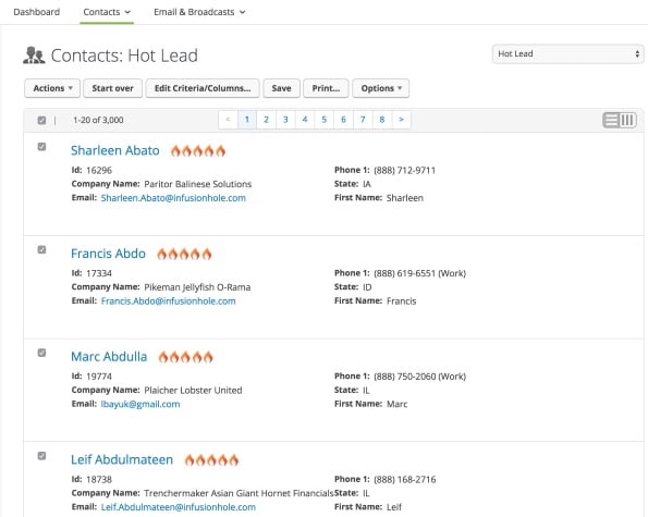 Infusionsoft Combines Small Business CRM, Sales & Marketing