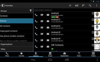 Productivity apps: DW Contacts Pro