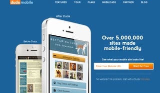 DudaMobile Delivers Mobile-optimized Websites in Seconds