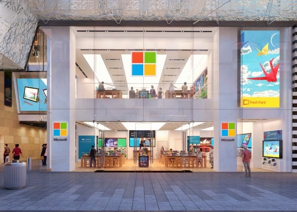 Microsoft Stores Pull Double Duty as Small Business Hubs