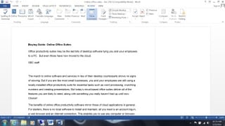 Microsoft Office 365 Review: The Apps You Know & Much More