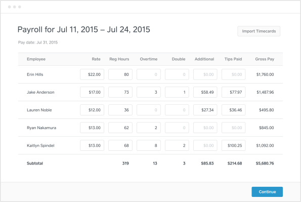 Square Payroll: running your payroll