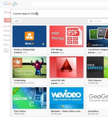 Google Drive: apps