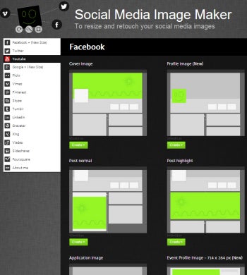 Share Image As: social media graphics tool