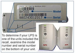 APC Recalls Pair of Backup Power Products