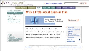 Start here to create your business plan.