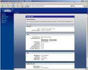 Administration interface for wireless router