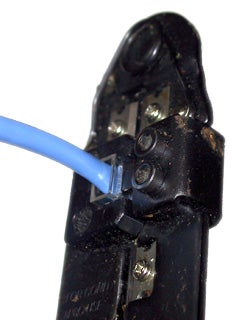 Crimping RJ-45 Plug