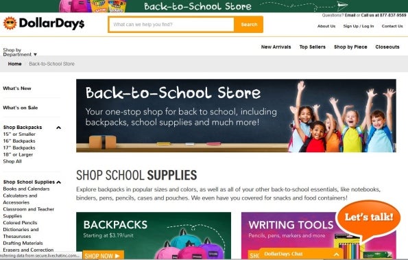 Back to school promotions 