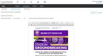 Launchpad Marketing Cloud: Email editor