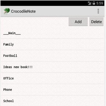 Small business apps: CrocodileNote