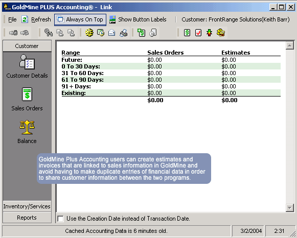 GoldMine Gets Relative with QuickBooks