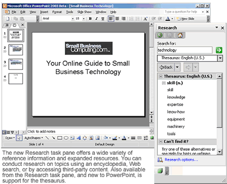 A Closer Look at PowerPoint 2003