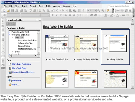 ひと目でわかるMicrosoft Office Publisher 2003 A Closer Look at Publisher 2003 - Small Business Computing
