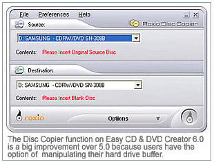 Easy CD & DVD Creator 6.0 From Roxio