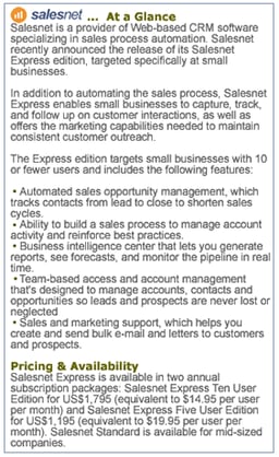 With Salesnet, Increasing Sales Is a Piece of Cake