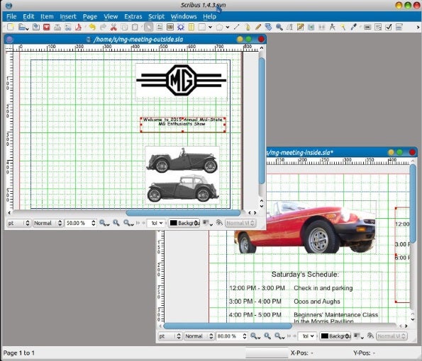 open source software: Scribus desktop publishing