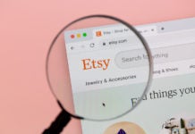 Image of Etsy website. Represents Etsy alternatives.